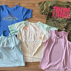 Bundle of girls tops